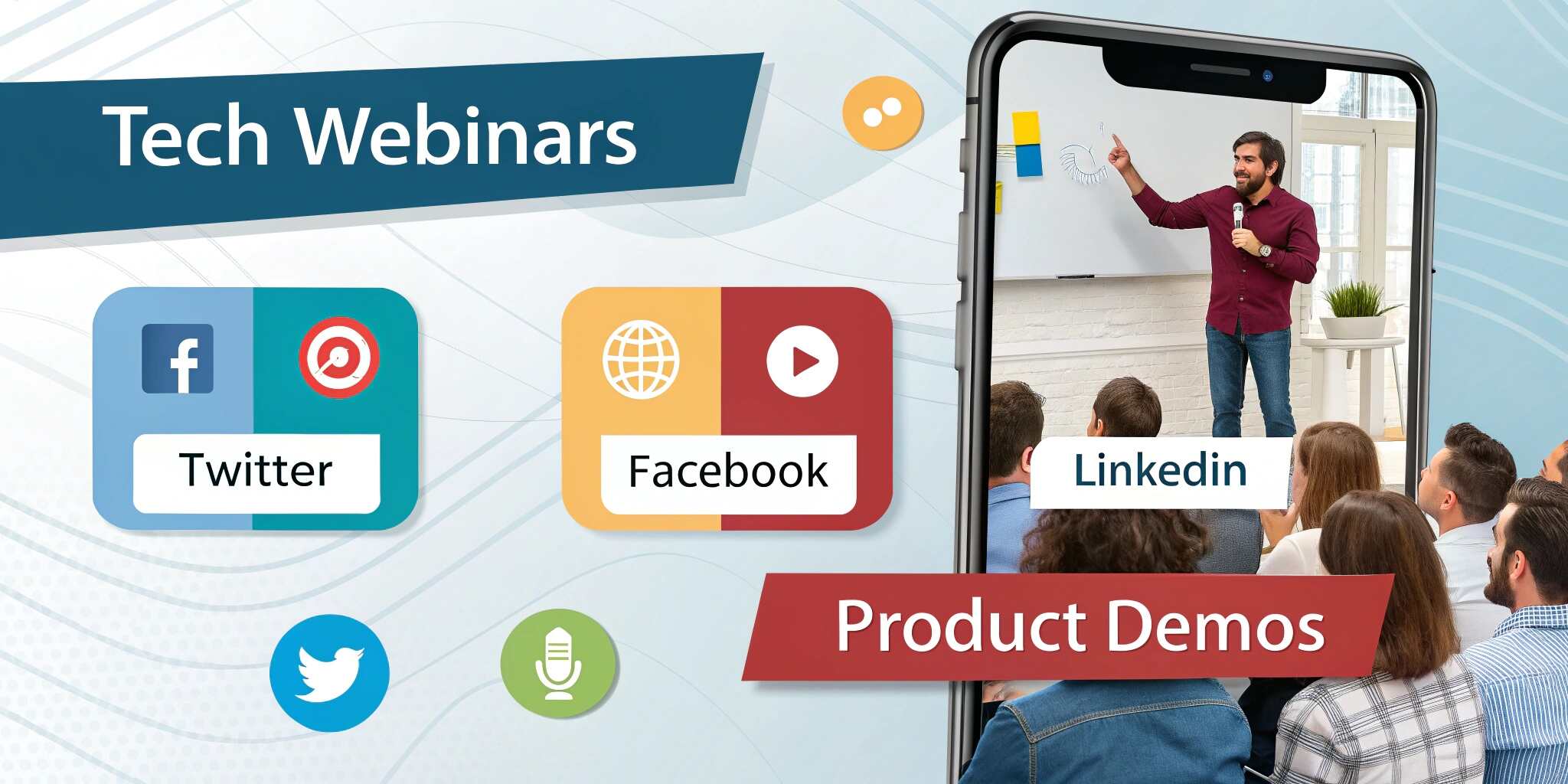 Promoting Tech Webinars & Product Demos on Social Media | 2025 Guide