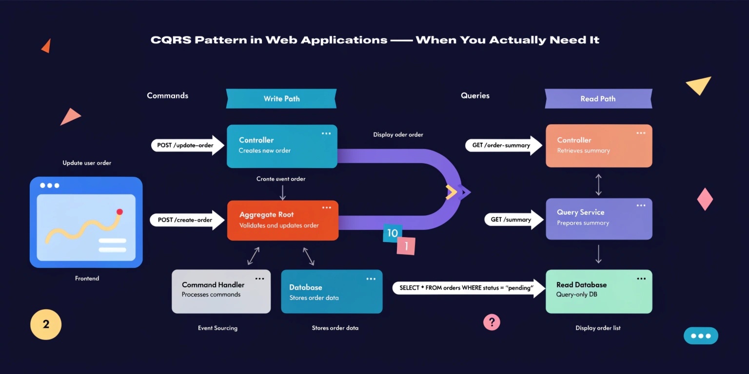 CQRS Pattern Explained: When to Use It in Web Apps