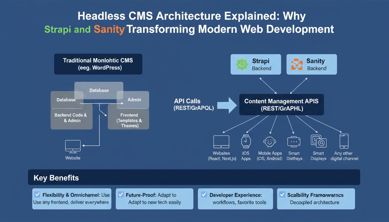 Headless CMS Architecture Guide: Strapi vs Sanity for Scalable Web ...